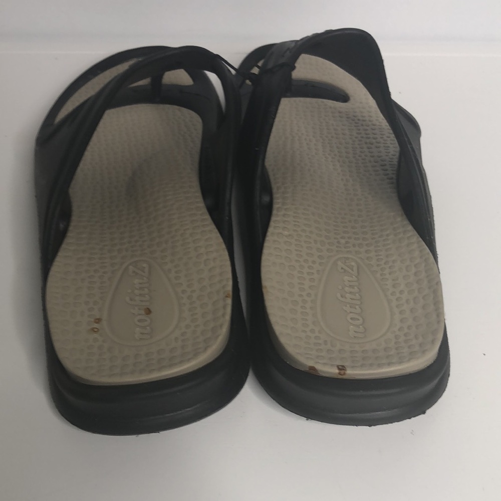 nothinZ Black Comfort Sandals UNISEX - Picture 4 of 7
